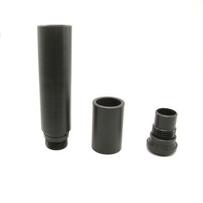 Hochpräzise CNC-Plastikdrehteile schwarz POM