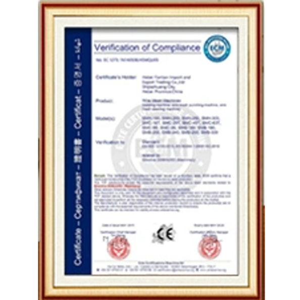 China Dongguan Zhaoyi Hardware Products Co., LTD. zertifizierungen